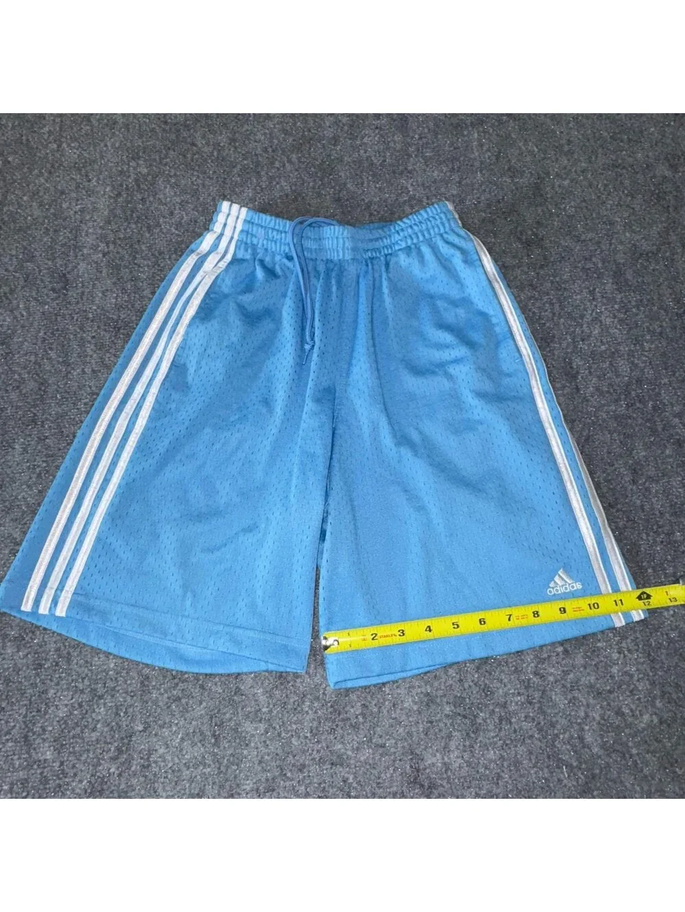 Adidas 2004 Grail Blue Mesh Baggy Hoop Shorts Mens SM/MD Vtg y2k 90s Rare